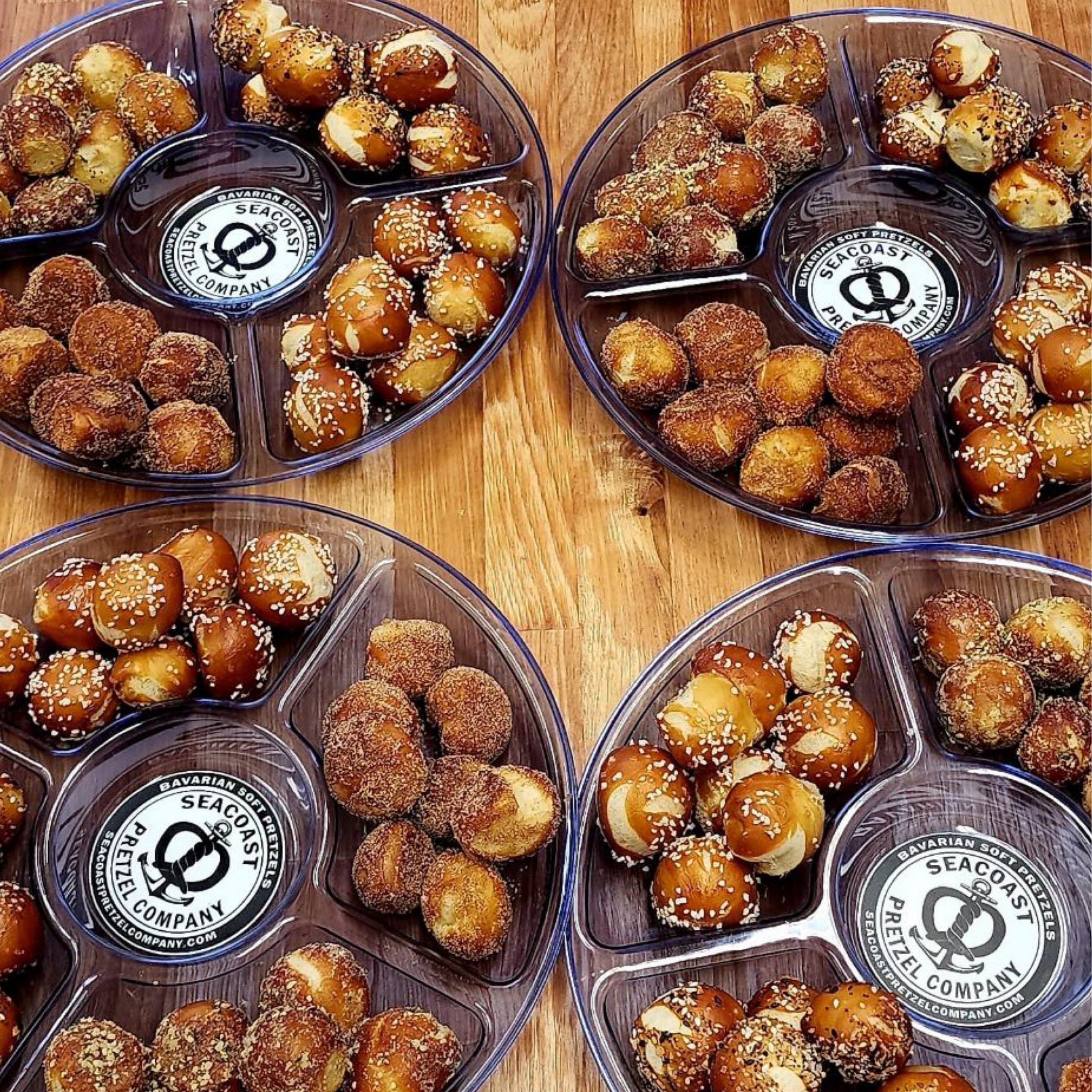 Soft Pretzel Bite Party Platter SEACOAST PRETZEL COMPANY